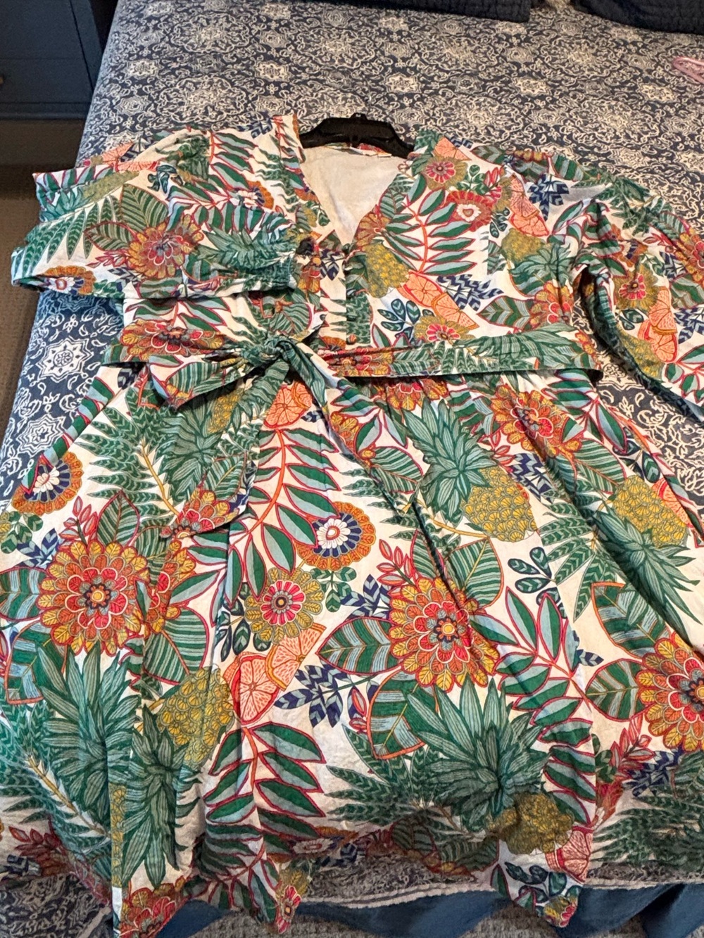 Boden Floral cotton dress 20/22L